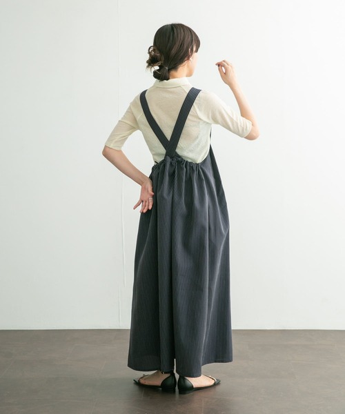 KBF（ケイビーエフ）の「ジャガードポロカーディガン（カーディガン/ボレロ・レディース・チャコールグレー/ブルー/アイボリー・ONE）」の5枚目の写真