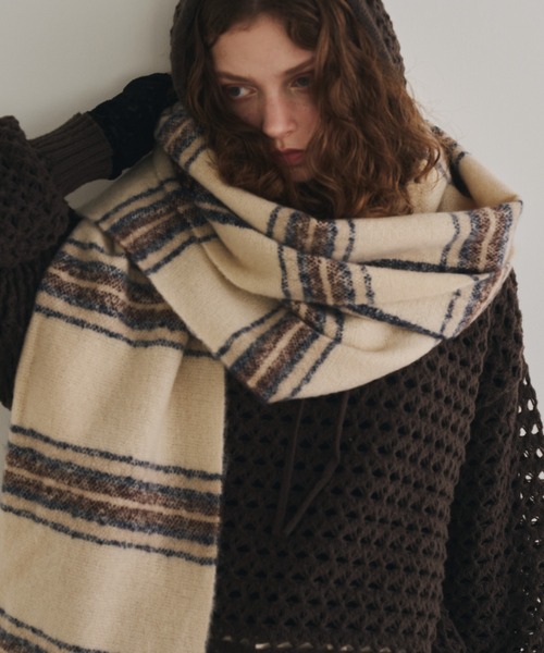 タータンチェックボリュームマフラー（マフラー）｜Unitage