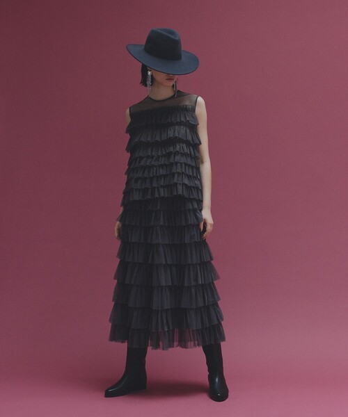 SORBATTI(ソルバッティ)の「【SORBATTI(ソルバッティ)】 FELT HAT(ハット・レディース・グレイッシュベージュ/チャコールグレー・FREE)」の4枚目の写真