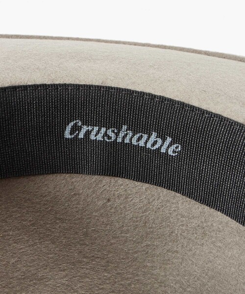 SORBATTI(ソルバッティ)の「【SORBATTI(ソルバッティ)】 FELT HAT(ハット・レディース・グレイッシュベージュ/チャコールグレー・FREE)」の13枚目の写真