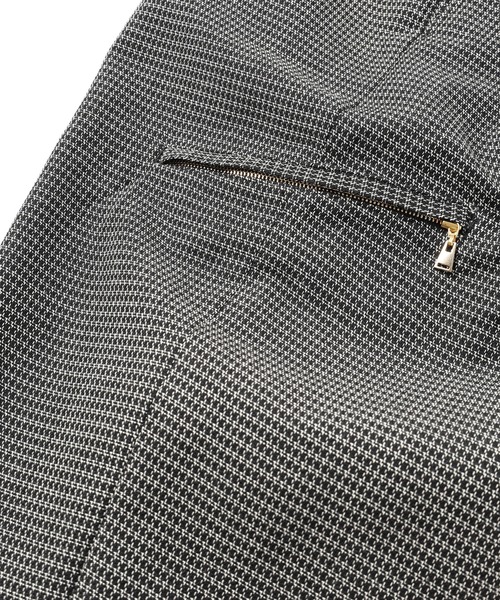 CULLNI（クルニ）の「24-AW-024B / Wool Check Cross Weave 2Tuck Cargo Pants with Long Belt（カーゴパンツ・メンズ・ブラウン系/ブラック系・1/2/0）」の16枚目の写真