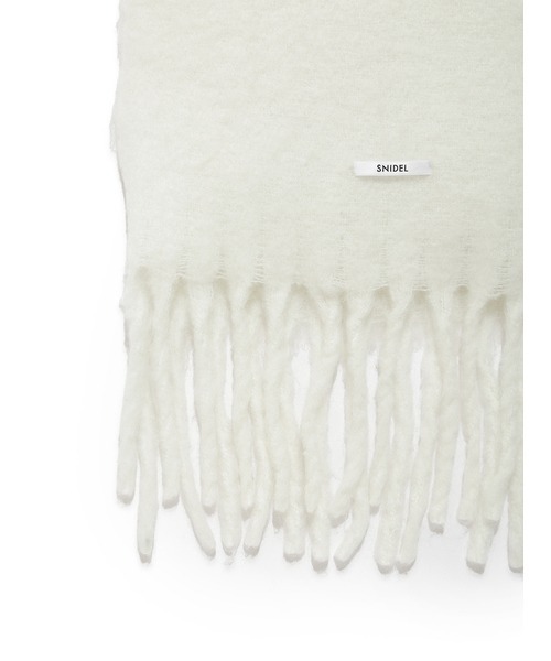 SNIDEL（スナイデル）の「ボリュームマフラー（マフラー・レディース・グレー/イエロー/ホワイト・FREE）」の10枚目の写真