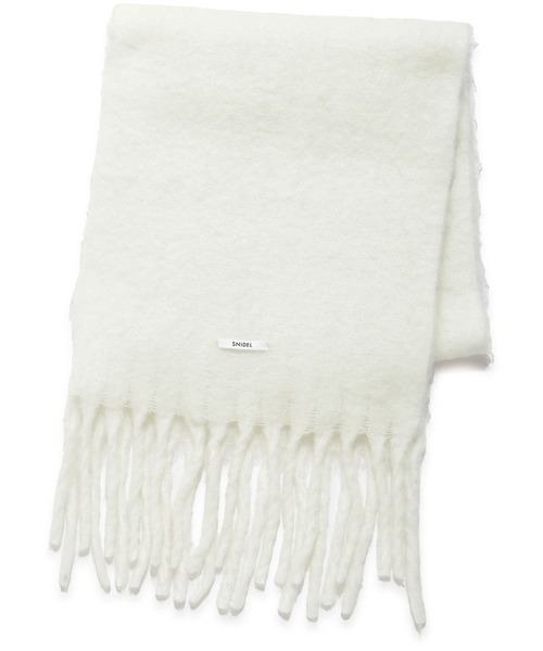 SNIDEL（スナイデル）の「ボリュームマフラー（マフラー・レディース・グレー/イエロー/ホワイト・FREE）」の12枚目の写真