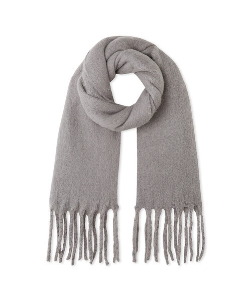 SNIDEL（スナイデル）の「ボリュームマフラー（マフラー・レディース・グレー/イエロー/ホワイト・FREE）」の14枚目の写真