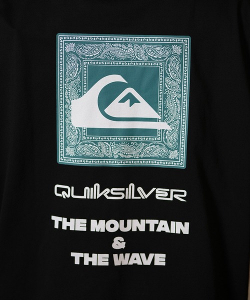 Quiksilver(クイックシルバー)の「【ムラサキスポーツ限定】QUIKSILVER/クイックシルバーロンT/長袖Tシャツ バックプリント QLT244604M(Tシャツ/カットソー・メンズ・ホワイト×グリーン/ホワイト×ブラック/ブラック・L/M)」の10枚目の写真