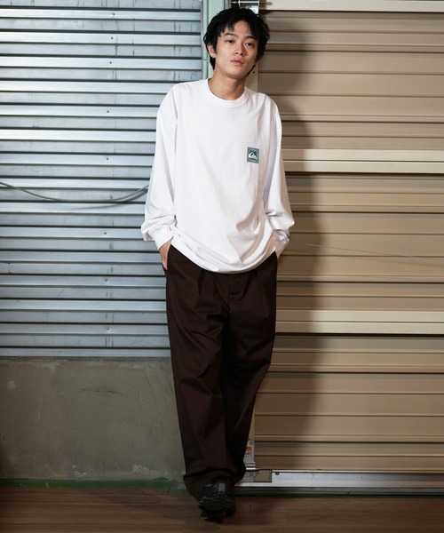 Quiksilver(クイックシルバー)の「【ムラサキスポーツ限定】QUIKSILVER/クイックシルバーロンT/長袖Tシャツ バックプリント QLT244604M(Tシャツ/カットソー・メンズ・ホワイト×グリーン/ホワイト×ブラック/ブラック・L/M)」の17枚目の写真