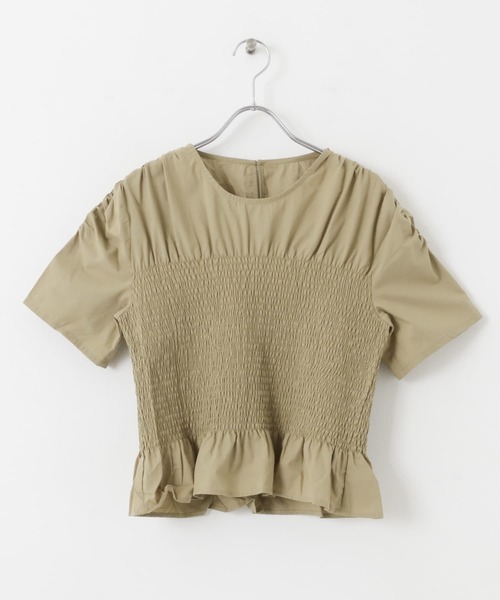 URBAN RESEARCH Sonny Label(アーバンリサーチサニーレーベル)の「シャーリングブラウス(シャツ/ブラウス・レディース・ホワイト系その他/ストライプ/ブラック/ベージュ・FREE)」の13枚目の写真