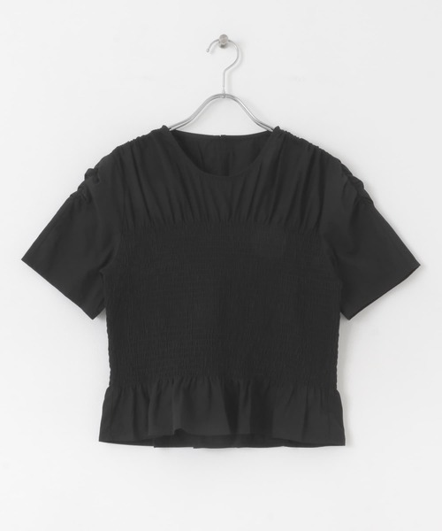 URBAN RESEARCH Sonny Label(アーバンリサーチサニーレーベル)の「シャーリングブラウス(シャツ/ブラウス・レディース・ホワイト系その他/ストライプ/ブラック/ベージュ・FREE)」の11枚目の写真