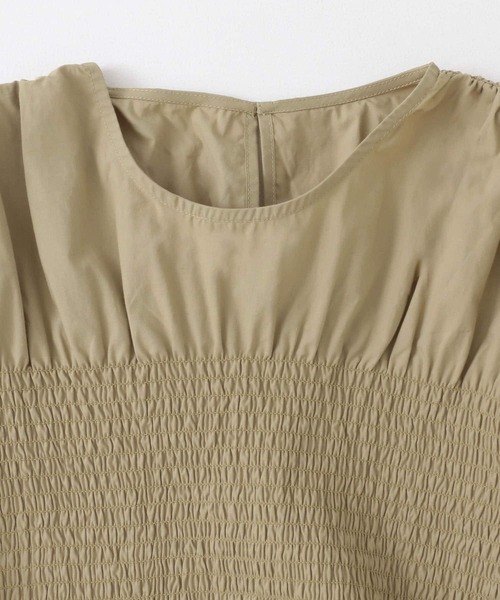 URBAN RESEARCH Sonny Label(アーバンリサーチサニーレーベル)の「シャーリングブラウス(シャツ/ブラウス・レディース・ホワイト系その他/ストライプ/ブラック/ベージュ・FREE)」の6枚目の写真