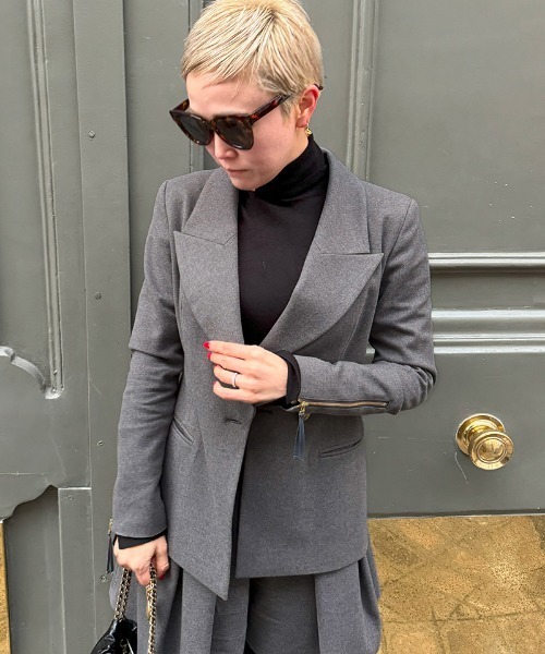 シャープカラージャケット（その他アウター）｜JENNE（ジェンヌ）の