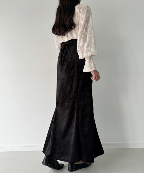 sale　aere ハイウエストベロアスカート 36 sale aere ハイウエストベロアスカート 36 セール】【WEB限定(一