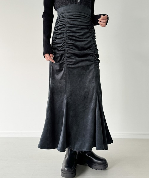 sale　aere ハイウエストベロアスカート 36 アエレハイウエストベロアスカートaere 36