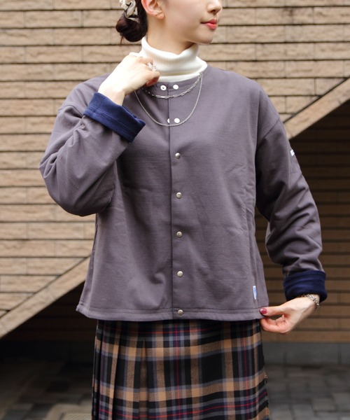 【セール】ORCIVAL/オーシバル CREWNECK FLEECE CARDIGAN OR-C0273 BDJ（カーディガン/ボレロ）｜ORCIVAL（オーシバル）