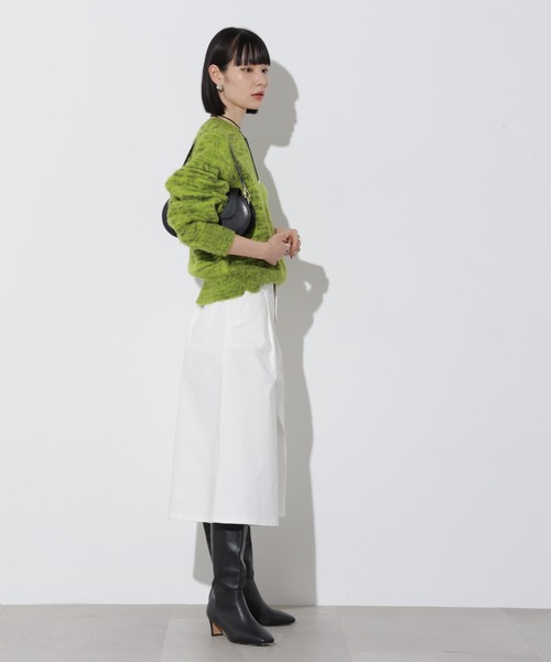 Apo(s)ture(アポスチャー)の「KATY-001/チノツータックキュロットパンツ(チノパンツ・レディース・ベージュ/ネイビー/ブラック/ホワイト・XS/S/M/L/XL)」の10枚目の写真