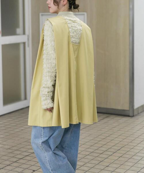 KBF（ケイビーエフ）の「ショルダータックミニワンピース（ワンピース・レディース・ベージュ/ブラウン/ブラック・ONE）」の9枚目の写真