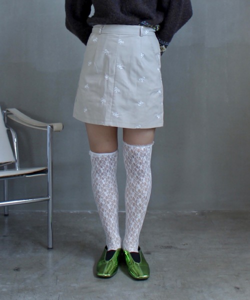 SANSeLF(サンセルフ)の「レースソックス【SANSeLF】sana24a006(ソックス/靴下・レディース・ブラック/ホワイト・FREE)」の10枚目の写真