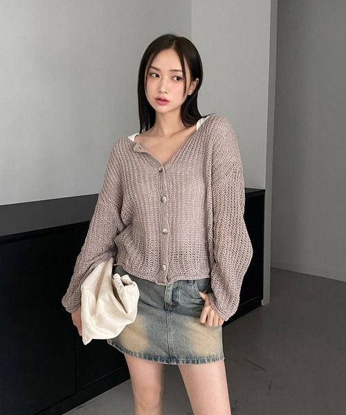 by muni:r（バイ ムニール）の「ウォッシングミニデニムスカート（デニムスカート・レディース・ブラック/ブルー・SMALL/MEDIUM）」の19枚目の写真