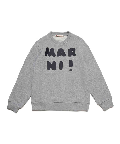 MARNI（マルニ）の「MARNI（マルニ）Kids & Junior ブランドロゴスウェットプルオーバー（スウェット・キッズ・ライトブルー/ネイビー/グレー/ピンク/オレンジ・12Y/4Y/6Y/8Y/10Y/14Y）」の2枚目の写真