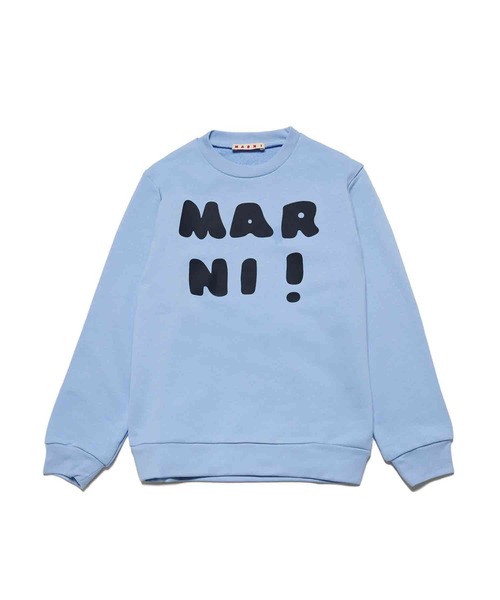 MARNI（マルニ）の「MARNI（マルニ）Kids & Junior ブランドロゴスウェットプルオーバー（スウェット・キッズ・ライトブルー/ネイビー/グレー/ピンク/オレンジ・12Y/4Y/6Y/8Y/10Y/14Y）」の3枚目の写真