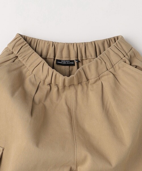 green label relaxing（グリーンレーベルリラクシング）の「TJ ツイルカーゴ ショートパンツ / キッズ  100cm-130cm（カーゴパンツ・キッズ・ベージュ/ネイビー/ブラウン・110cm/100cm/120cm/130cm）」の20枚目の写真