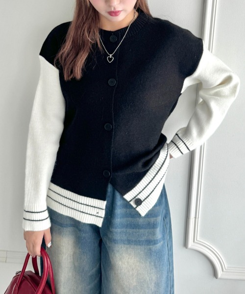 セール】ニットスタジャン（カーディガン/ボレロ）｜SOLLON.（ソルロン