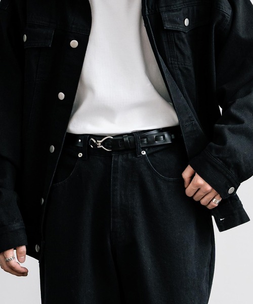 Rocky Monroe（ロッキーモンロー）の「フェイクレザーフックベルト（ベルト・メンズ・ゴールド/アンティークシルバー/シルバー・FREE）」の6枚目の写真