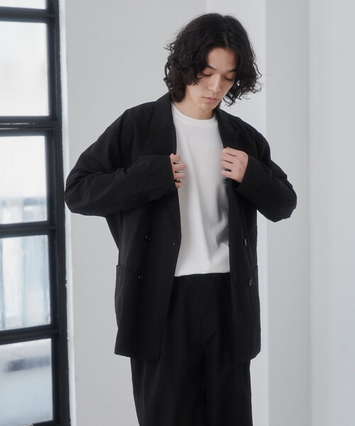 coen（コーエン）の「【C.Mt】 Double BREASTED JAKET（テーラードジャケット・メンズ・ダークグレー/ブラック・M/L/XL）」の3枚目の写真