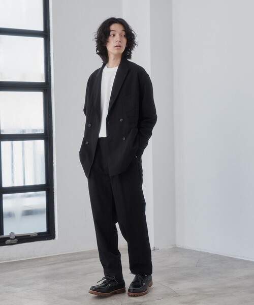 coen（コーエン）の「【C.Mt】 Double BREASTED JAKET（テーラードジャケット・メンズ・ダークグレー/ブラック・M/L/XL）」の6枚目の写真