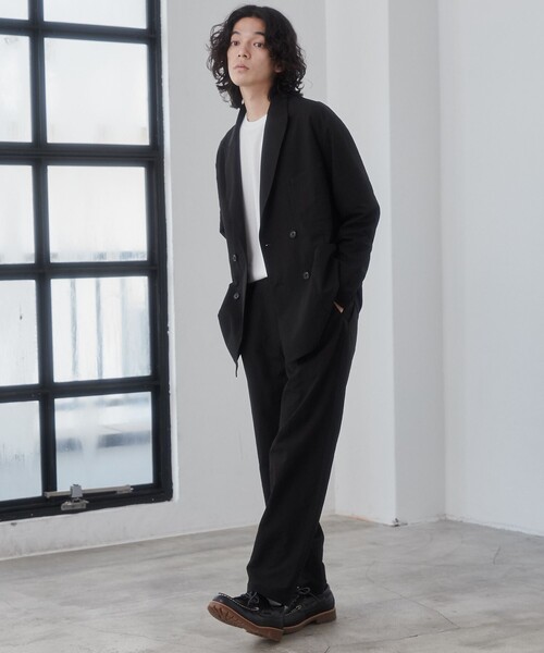 coen（コーエン）の「【C.Mt】 Double BREASTED JAKET（テーラードジャケット・メンズ・ダークグレー/ブラック・M/L/XL）」の8枚目の写真