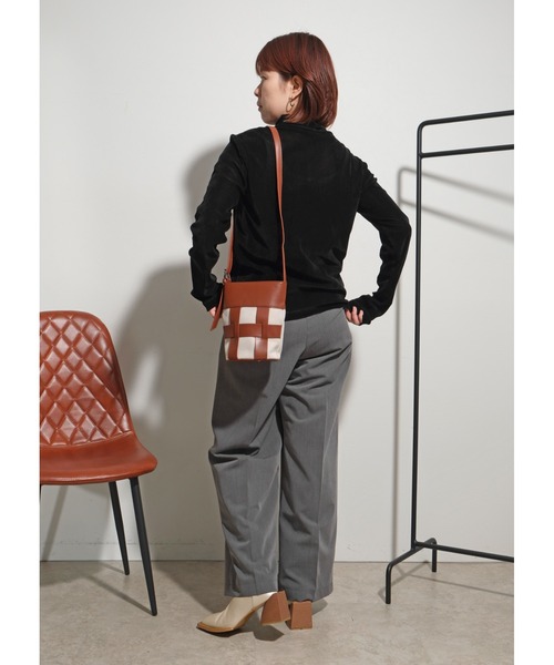 palm RICHE(ポームリシュ)の「チュールフロッキーTOPS(Tシャツ/カットソー・レディース・アイボリー/ブラック・M)」の20枚目の写真