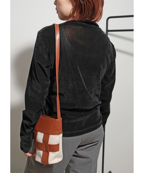 palm RICHE(ポームリシュ)の「チュールフロッキーTOPS(Tシャツ/カットソー・レディース・アイボリー/ブラック・M)」の21枚目の写真