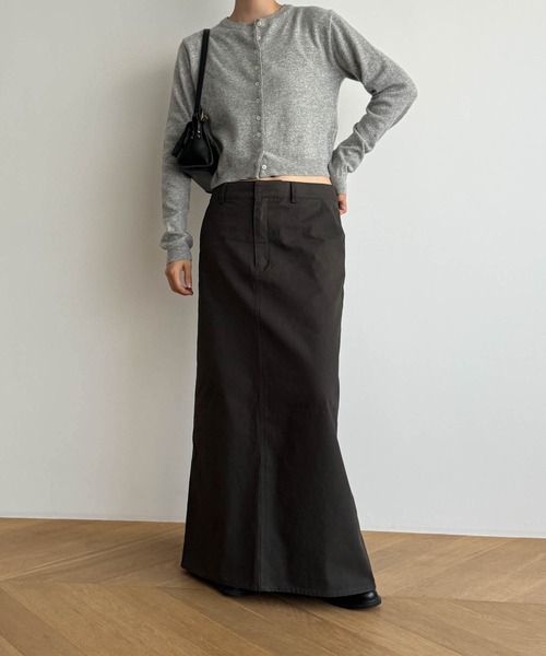 CANAL JEAN（キャナルジーン）の「El mar　クルーネックボタンニットカーディガン（カーディガン/ボレロ・レディース・ネイビー/イエロー/グレー・ONE SIZE）」の6枚目の写真