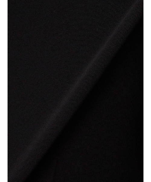 Perfect Suit FActory（パーフェクトスーツファクトリー）の「ダブルクロス【ボーテ・シルエット】タックワイドパンツ　ベージュ（スーツパンツ・レディース・ベージュ/ブラック/グレー・S/M/L）」の4枚目の写真