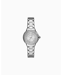 EMPORIO ARMANI | 【エンポリオ アルマーニ】3針ウォッチ シルバーダイヤル ステンレススチール(アナログ腕時計)