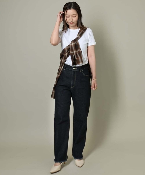 a.v.v（アーヴェヴェ）の「【イージーケア】オンブレチェックオープンカラーシャツ（シャツ/ブラウス・メンズ・ライトブラウン/ブラック・48/46/50）」の16枚目の写真