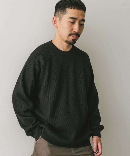 セール】『UR TECH』ワッフルロングスリーブTシャツ（Tシャツ