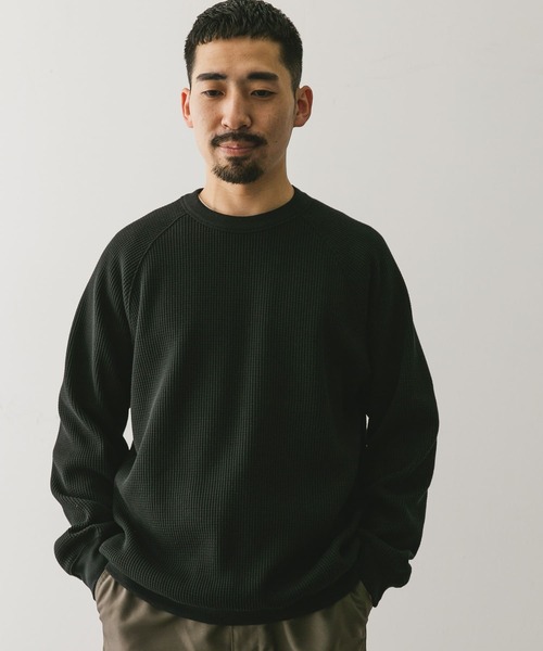 【JUUN.J】ティカラワッフルニット ロングスリーブ - ブラック JUUN.J】ティカラワッフルニット ロングスリーブ - ブラックの通販はau