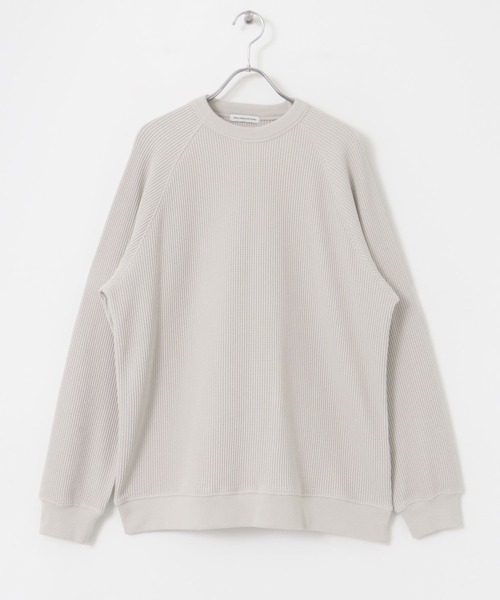 URBAN RESEARCH DOORS（アーバンリサーチドアーズ）の「『UR TECH』ワッフルロングスリーブTシャツ（Tシャツ/カットソー・メンズ・ホワイト系その他/ベージュ系その他/グリーン/スミクロ・MEDIUM/LARGE/X-LARGE）」の16枚目の写真