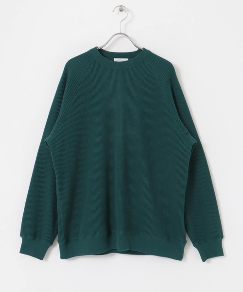 URBAN RESEARCH DOORS（アーバンリサーチドアーズ）の「『UR TECH』ワッフルロングスリーブTシャツ（Tシャツ/カットソー・メンズ・ホワイト系その他/ベージュ系その他/グリーン/スミクロ・MEDIUM/LARGE/X-LARGE）」の18枚目の写真