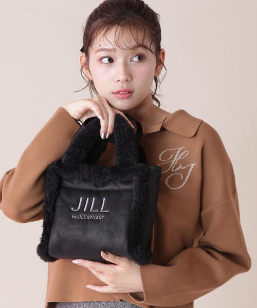 JILL by JILL STUART（ジルバイジルスチュアート）の「◇リバーシブルフラッフィトートバッグ（ハンドバッグ・レディース・ホワイト系その他/ブラック・FREE）」の14枚目の写真