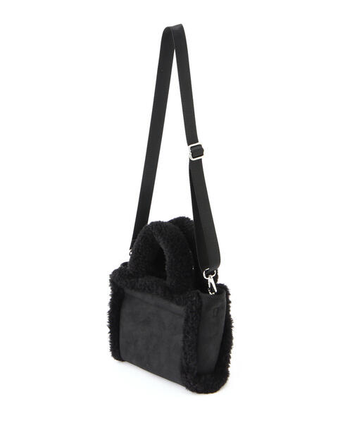 JILL by JILL STUART（ジルバイジルスチュアート）の「◇リバーシブルフラッフィトートバッグ（ハンドバッグ・レディース・ホワイト系その他/ブラック・FREE）」の9枚目の写真