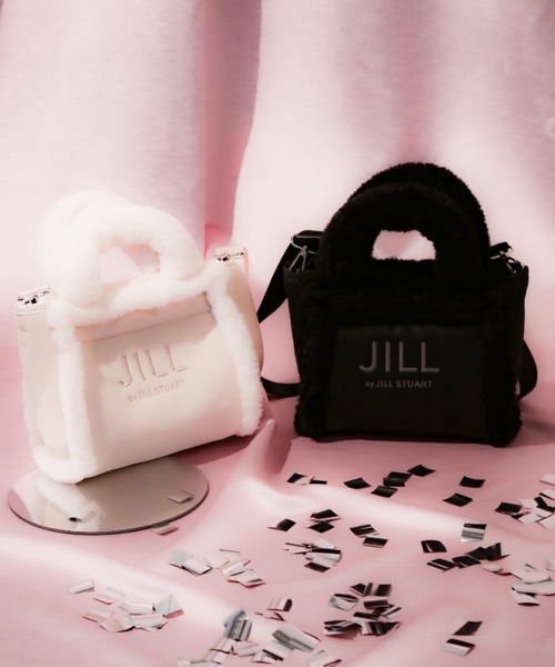 JILL by JILL STUART（ジルバイジルスチュアート）の「◇リバーシブルフラッフィトートバッグ（ハンドバッグ・レディース・ホワイト系その他/ブラック・FREE）」の3枚目の写真