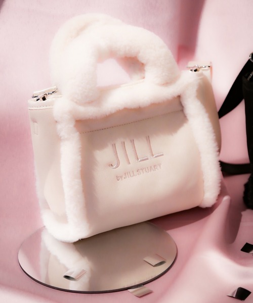 JILL by JILL STUART（ジルバイジルスチュアート）の「◇リバーシブルフラッフィトートバッグ（ハンドバッグ・レディース・ホワイト系その他/ブラック・FREE）」の7枚目の写真