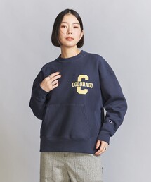 Champion | 【別注】＜Champion＞リバースウィーブ ロゴプリント スウェットプルオーバー(スウェット)