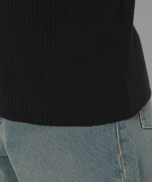LOWRYS FARM（ローリーズファーム）の「イソザイシアーニットＰＯＬＳ 143602（ニット/セーター・レディース・ブラック/アイボリー/ピンク・FREE）」の18枚目の写真