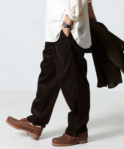FREAK’S STORE/フリークスストア 【EASY WEAR】CORDUROY EASY PANTS/イージーウェア コーデュロイ イージーパンツ（その他パンツ）｜FREAK'S STORE（フリークスストア）