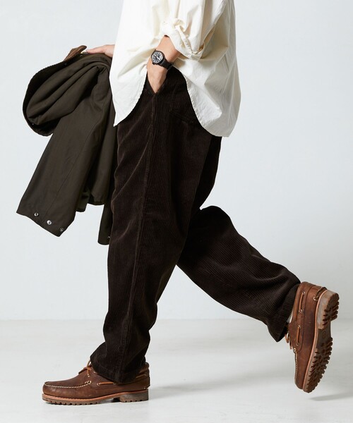 FREAK’S STORE/フリークスストア 【EASY WEAR】CORDUROY EASY PANTS/イージーウェア コーデュロイ イージーパンツ（その他パンツ）｜FREAK'S STORE（フリークスストア）
