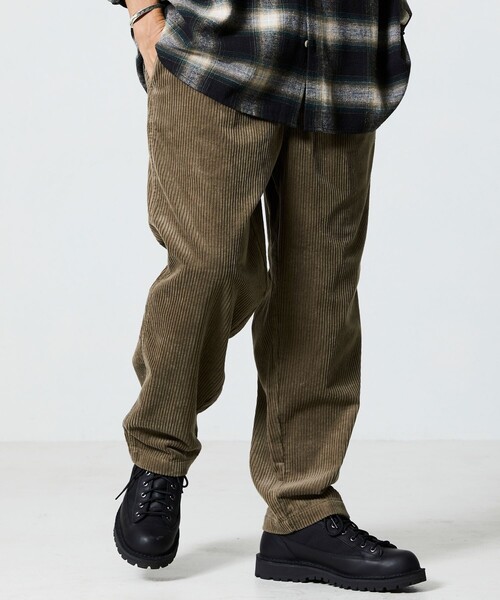 FREAK'S STORE(フリークスストア)の「FREAK’S STORE/フリークスストア 【EASY WEAR】CORDUROY EASY PANTS/イージーウェア コーデュロイ イージーパンツ(その他パンツ・メンズ・チャコール/ブラウン/オリーブ/ベージュ・MEDIUM/SMALL/LARGE)」の19枚目の写真