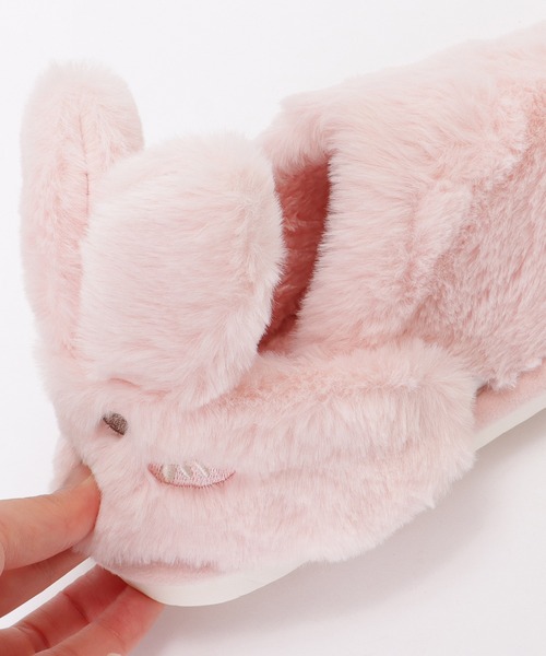 国内発送★VS PINK♥ふわふわ♪フェイクファースリッパ ふわふわファースリッパ(ピンク)の通販・卸売り | アイラッシュ