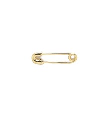 安全ピン ブラック ダイヤモンド ピアス XS シルバー925 メンズ レディース ユニセックス